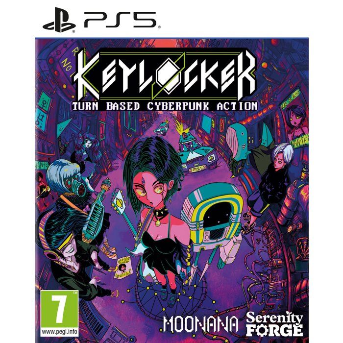 Keylocker Turn Based Cyberpunk Action PS5 - vue 2