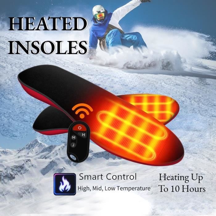 Semelles Chauffantes USB électriques - Pour Chaussures - Chauffe-pieds - Matériau EVA
