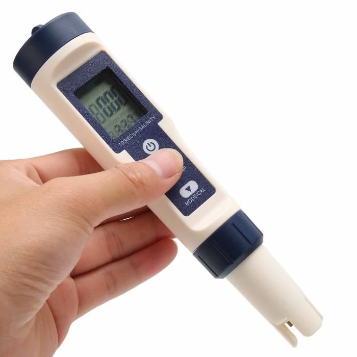 5 en 1 multifonctionnel PH/salinité/température/TDS/EC mètre 5 en 1 multifonctionnel PH/salinité/température/TDS/EC mètre