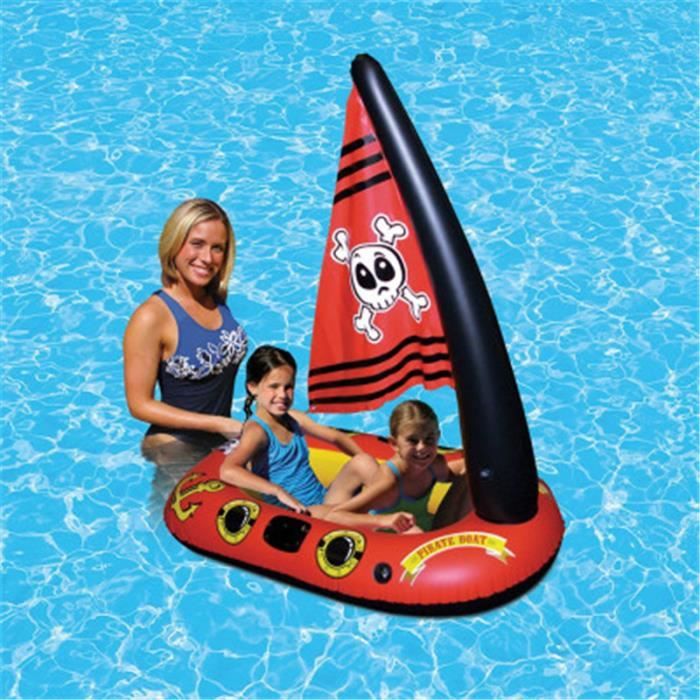 Bouee Bateau Gonflable D Enfant De Mignon Sur Et Mignon Rouge Cdiscount Jeux Jouets