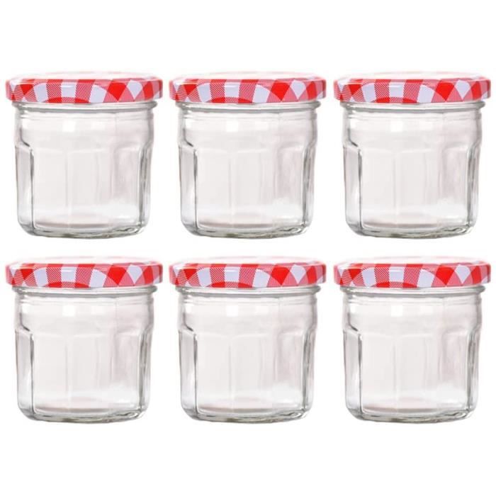 Lot De 6 Petits Récipients à Vinaigrette Avec Couvercles Et Gobelets à