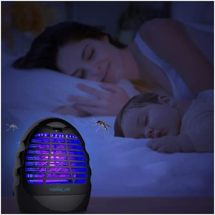 Ampoule Bug Zapper, Lampe Anti-Moustique, Tueur D'Insectes éLectronique
