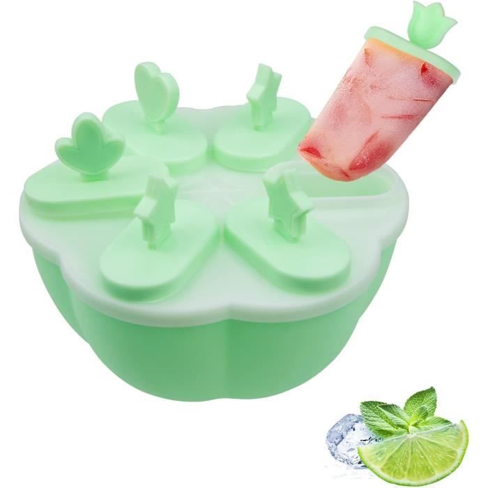Mini Moule À Glace En Silicone, Popsicle Moules Diy Réutilisable Moule Esquimaux Avec Batonnet