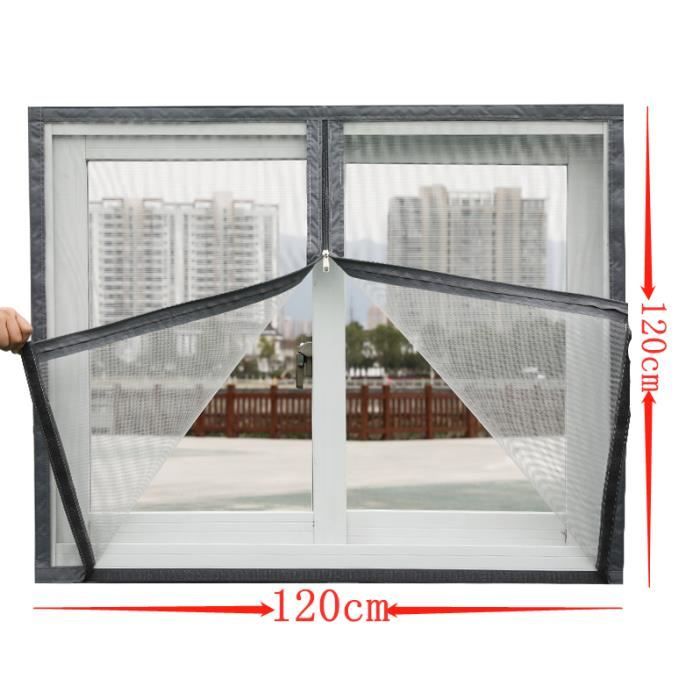 Rideau Moustiquaire Pour Toit Haut - Filet Multifonction - Noir - Neuf