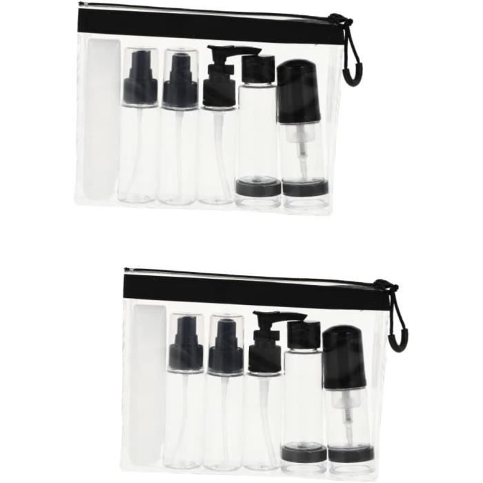 Mobestech Lot De 12 Flacons Voyage 40ml - Tubes Plastique PET Transparents Pour Cosmétiques Et Échantillons