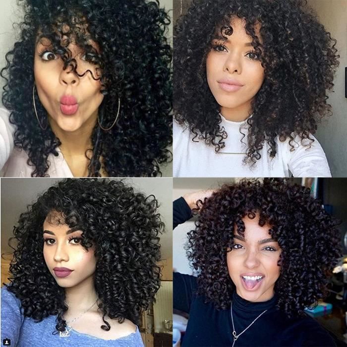 perruque bouclée afro