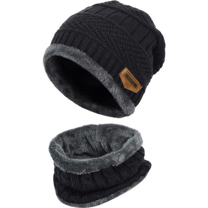 Ensemble bonnet tour de cou - Cdiscount