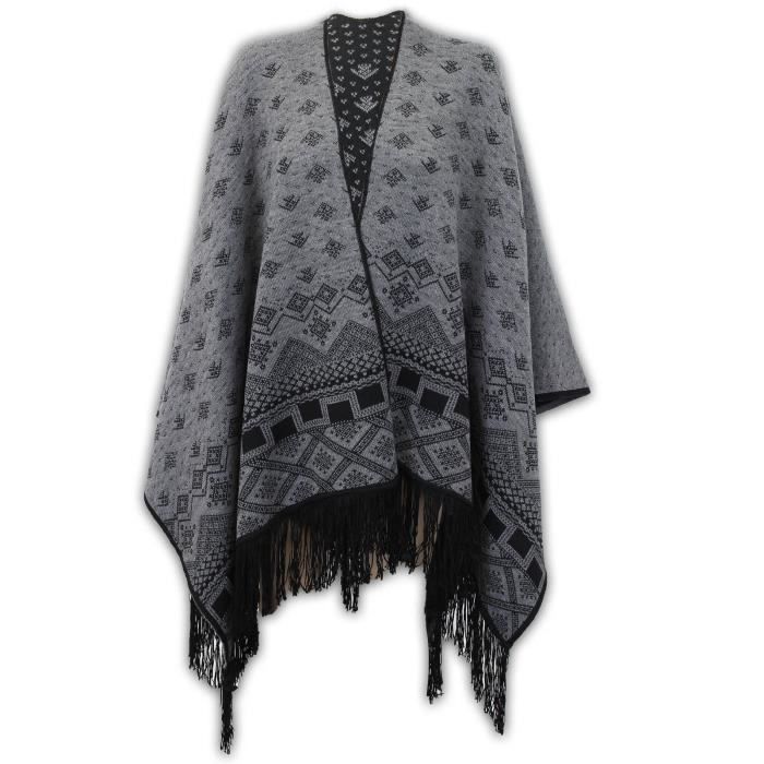 Vancavoo Cardigan kimono bohème pour femme - Imprimé