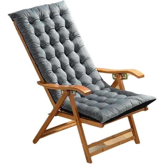 Coussin De Chaise Longue Extérieur - Rembourré, Bleu Ciel, Facile à Nettoyer, Pour Jardin Ou Plage