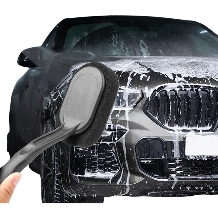 Lot De 2 Brosses Applicatrices De Pansement Pour Pneus De Voiture Avec étui, Tampon De Nettoyage