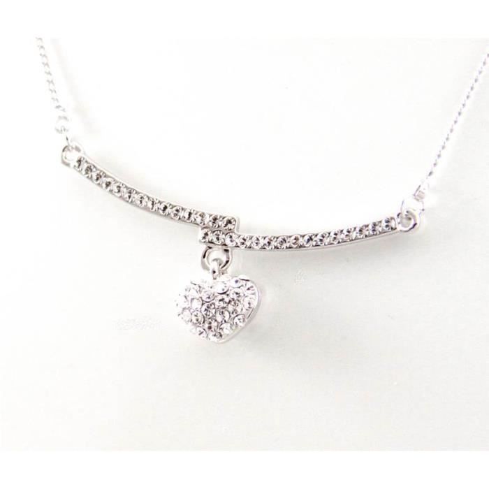 Boîte à Musique Aime Histoire - Coeur Blanc Avec Cristaux Swarovski Et Détails Or Plaqué
