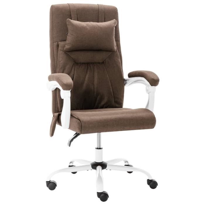 Chaise De Bureau Ergonomique Pieds Croisés – Confort Moderne, Réglable, Pour Maison & Bureau - 6