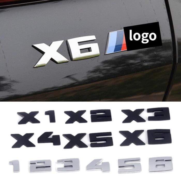 Badge Autocollant Avec Logo Chromé 3D Pour BMW X1 X3 X5 X6 ... - Rakuten - Foto 12