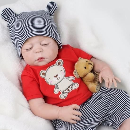 Imosoiko Npkdoll 55 Cm Des Poupees Realistes En Silicone Renait Bebe Dort Vraiment Renaitre Garcon Les Jouets Pour Les Enfants De Ca Achat Vente Poupee Cdiscount