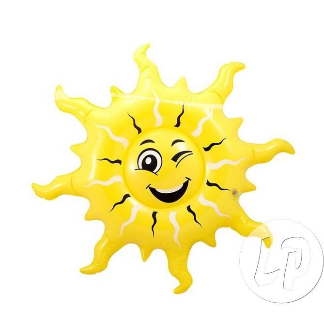 1x soleil gonflable 60 cm environ JAUNE Décoration Jouet Neuf Fun Incredible sun