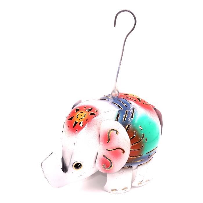 Patère en métal doré - Éléphant