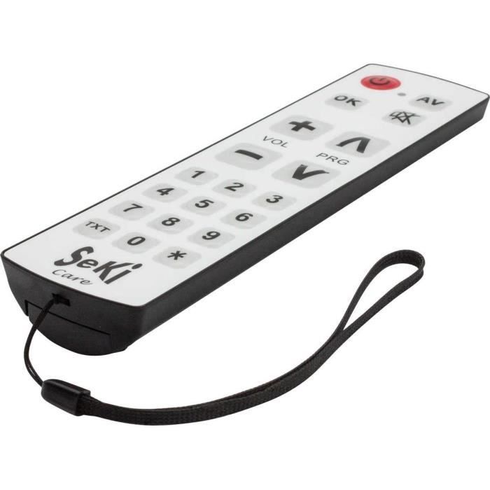 Flipper Télécoande à Gros Bouton Pour 2 Appareils - Seniors