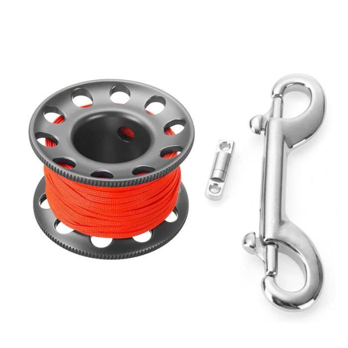 Bobine Dévidoir Plongée Sous-marine En Plastique Orange - Pour Ligne De Plongée, Technique Ou Souterraine