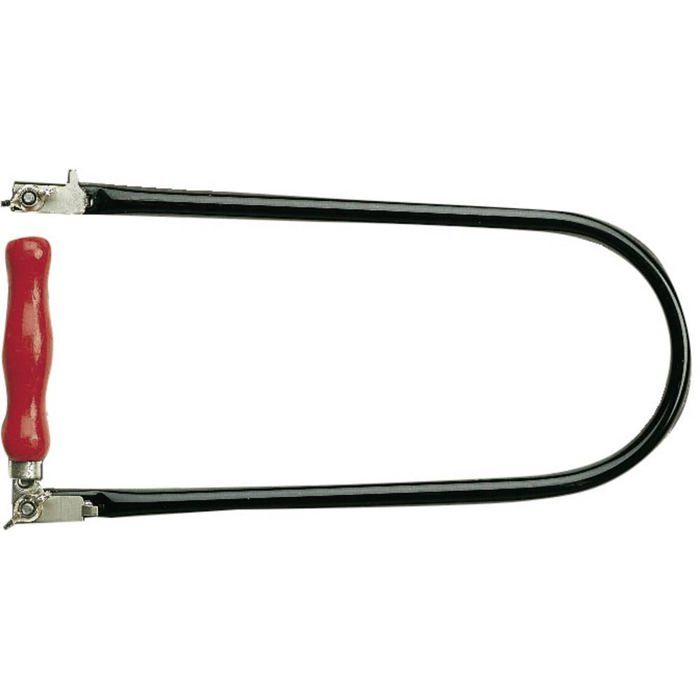 Bahco Scie à chantourner 502, arceau acier 12 mm, empattement 300 mm, lame 130 mm