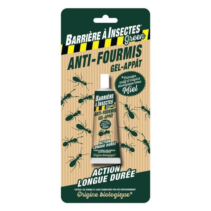 LOT DE 2 - BARRIERE A INSECTES GREEN - Anti fourmis gel appât en tube ...