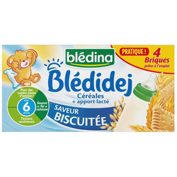 Blédidej Biscuité - Petit Déjeuner Bébé dès 6 mois