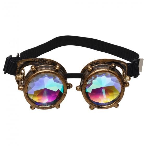 2 Pièces Lunettes de Soleil Kaleidoscope Lunettes Arc-en-Ciel Prisme Convient pour les fêtes Lunettes Kaléidoscope Soleil Diffracté Lentille Lunettes de Soleil kaléidoscope arc-en-ciel 