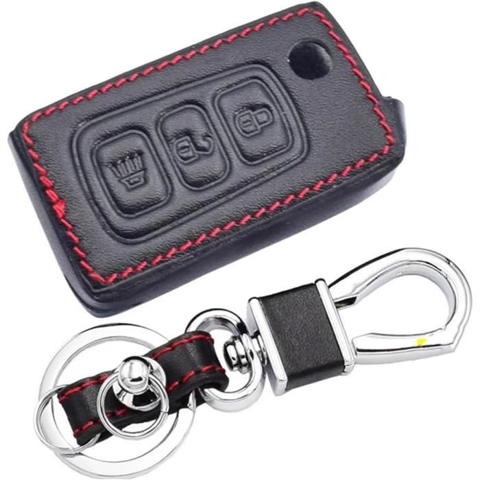 Porte-clés Hyundai - Accessoire Voiture En Alliage De Zinc Noir - Longueur 14 Cm - Neuf