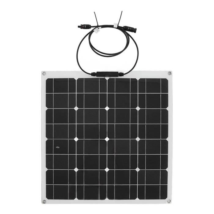 Panneau Solaire Souple 100W 18V Module Solaire Flexible, Chargeur
