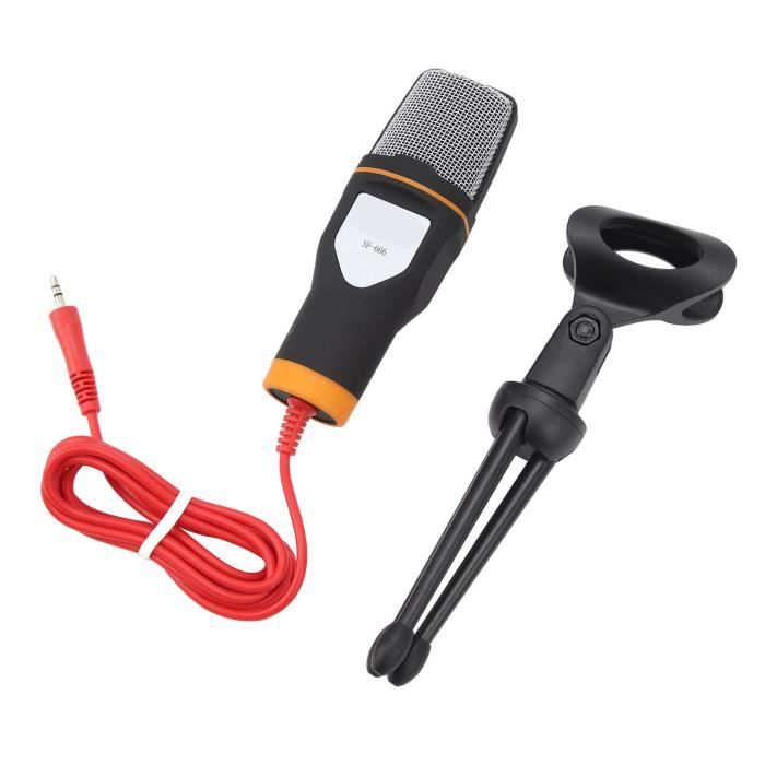 XIF micro de jeu PC Microphone de chant Microphone capacitif haute ...