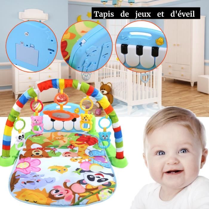 Tapis De Jeux Et D Eveil Pour Bebe Avec Arche De Jeux Evolutif Multifonction 72 61 Cm Ces18 Cdiscount Puericulture Eveil Bebe
