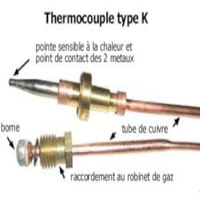 Thermocouples pour four à gaz / 1000 mm achat