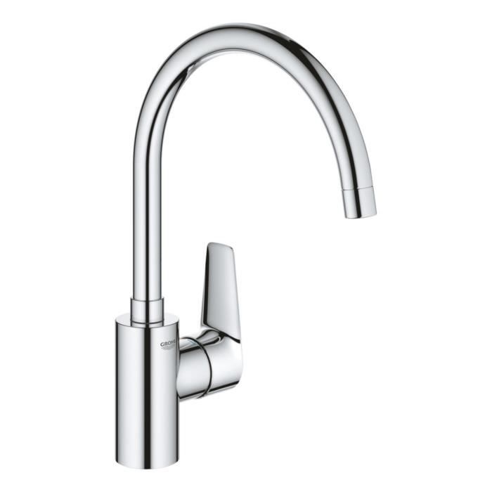 Mitigeur monocommande Evier GROHE BauEdge chromé 470x250x75 mm Réf. 31590000