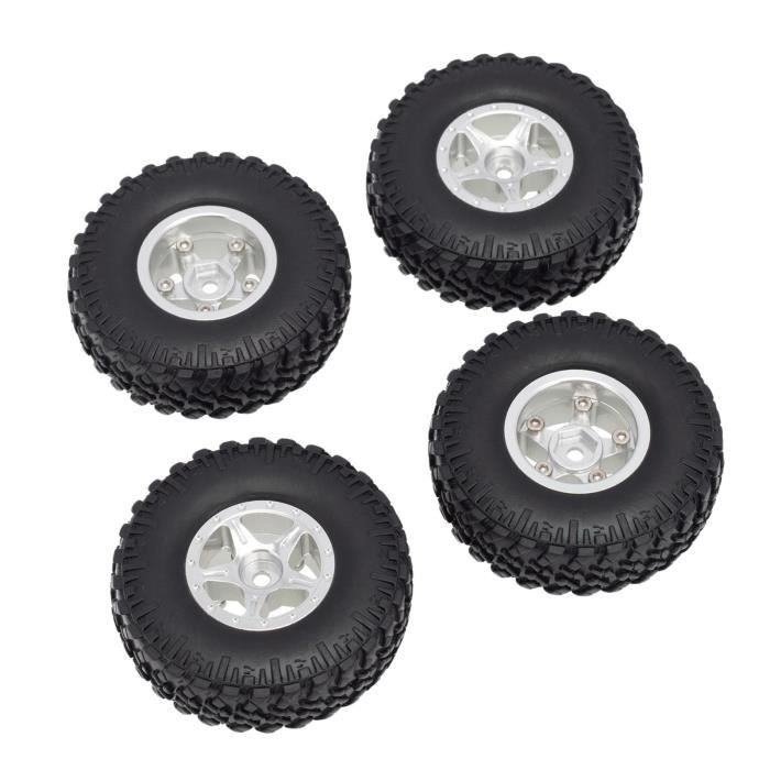 Ruote 1/24 Rc Runup Pneumatici Gomma Morbida Per Axial SCX24 1/24 RC