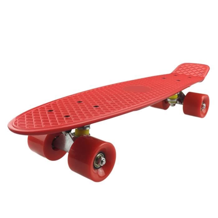 Skateboard Mini Cruiser Gonex 22 Pouces Plastique Rose Lumineux - Occasion - Débutants
