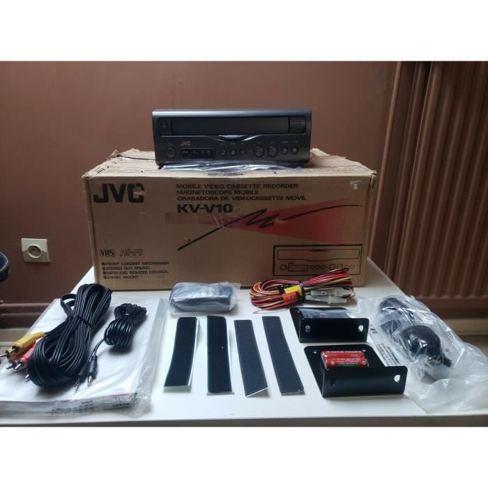 MINI MAGNETOSCOPE 12V JVC ENREGISTREUR K7 VHS CAMPING CAR CARAVANE VOITURE