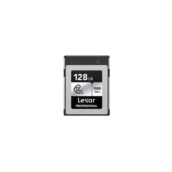 LEXAR Professional CFexpress 128 Go Type B Card SILVER Series 1000R/600W MB/s