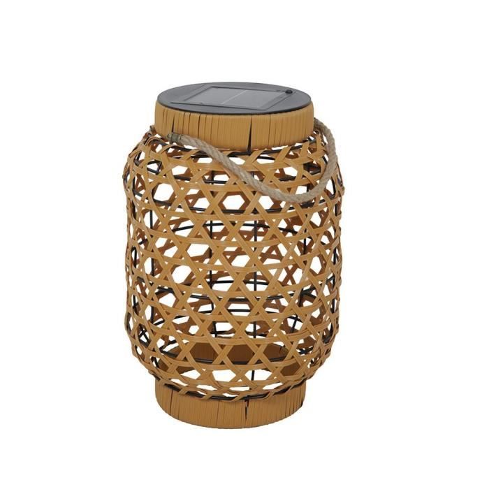 lanterne solaire décorative - lumisky - capri xl - blanc chaud - h41cm