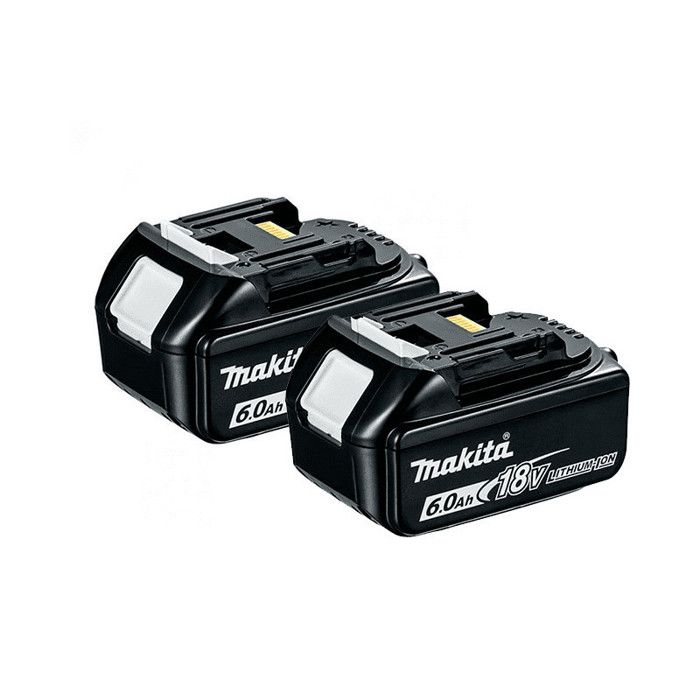 Pack 2 batteries 18V LXT Li-Ion BL1860B (2x60 Ah) - MAKITA 197293-4