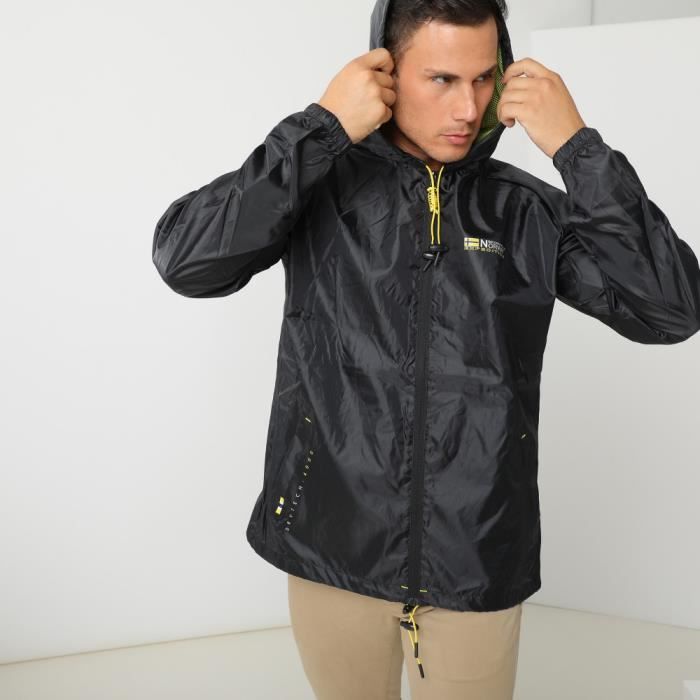 GEOGRAPHICAL NORWAY BRETON Anorak Homme Noir - Homme