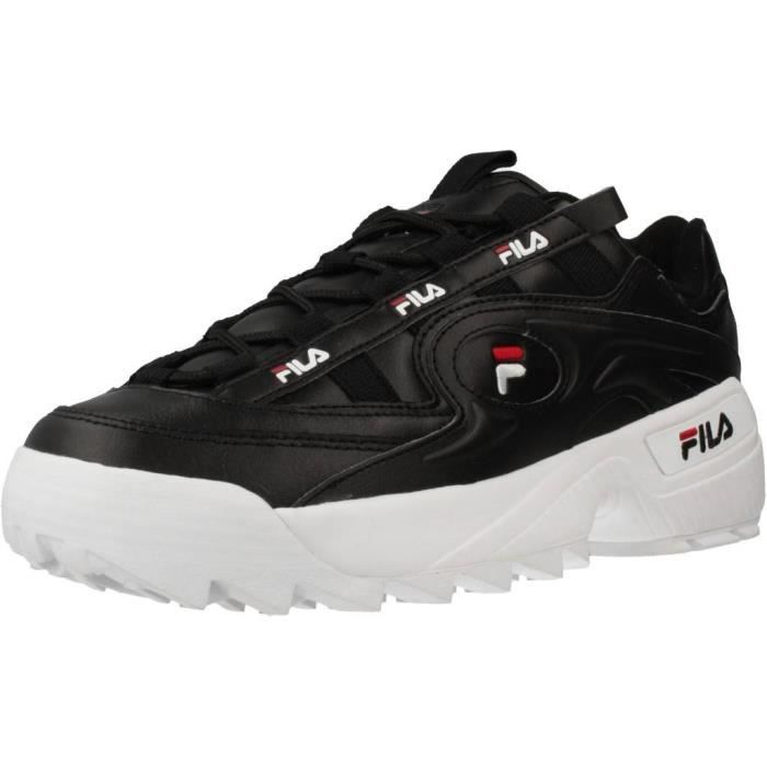 basket fila noir brillant