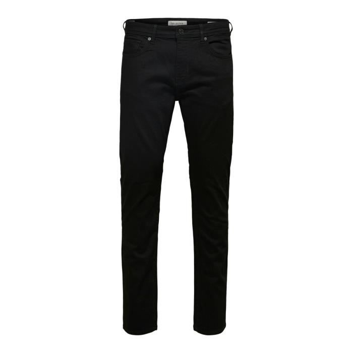 Jeans Selected Leon 3031 slim - black denim