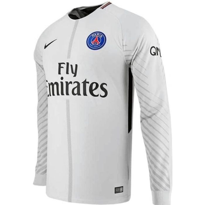 Maillot de gardien de but Nike PARIS SAINT-GERMAIN - Homme - Manches longues - Gris Respirant