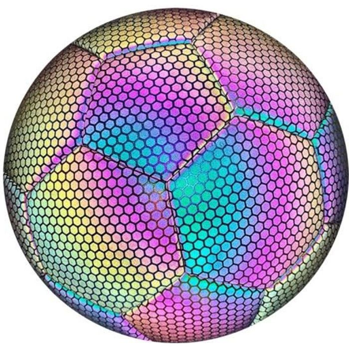 Ballon De Football Phosphorescent Taille 5 - Brillant Dans Le Noir, Avec Pompe, Pour Matchs Et Entraînements