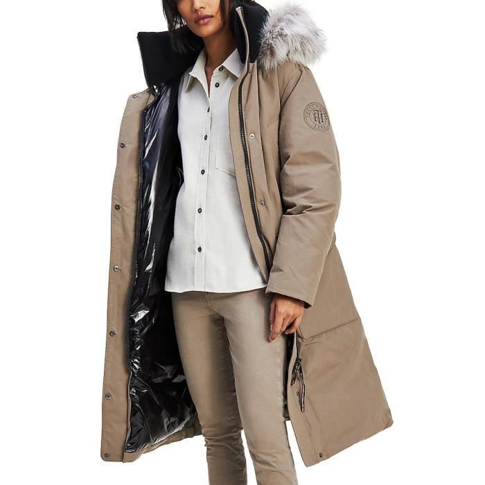 Homme Veste D'hiver Doublure en fourrure polaire manteau fourrure à capuche design Chaud Smart Parka