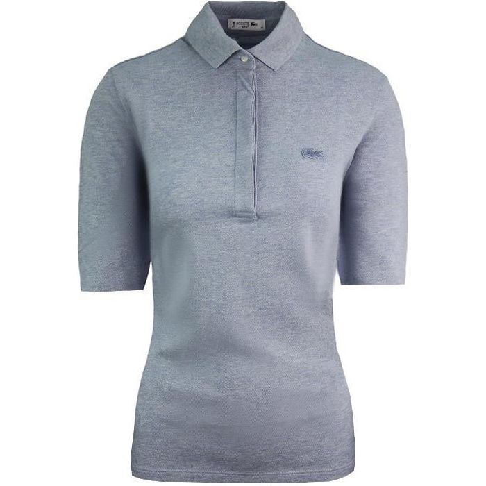 Polo lacoste gris femme outlet