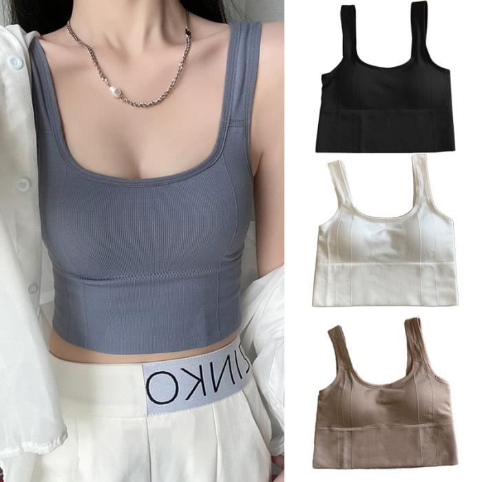 Lot De 3 Soutiens-gorge D'allaitement Sans Armatures - Bralette Rayée Ultra Confort, Coussinets Amovibles, Tailles S à XXL