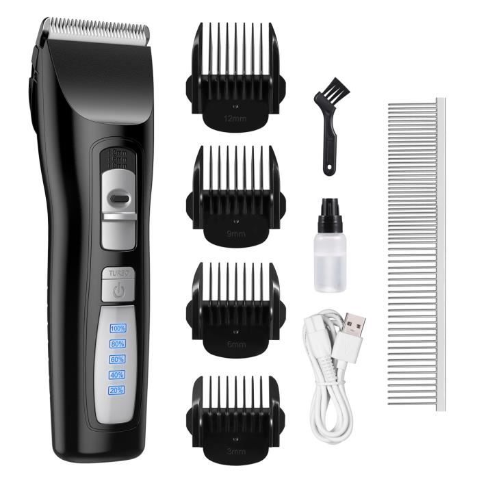 Tondeuse Chien Professionnelle Tondeuse Chat Persan Tondeuse Animaux Pour Poil Long Epais Court Lame Detachable Et Lavable Avec Peig Cdiscount