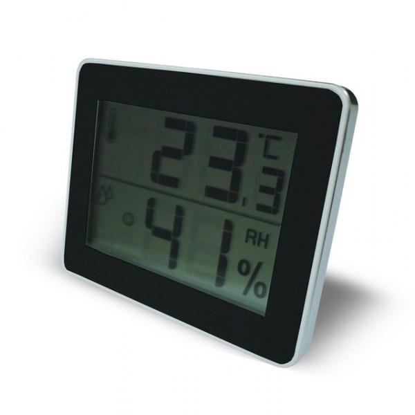 Thermomètre Hygromètre avec écran NOIR Otio 936058