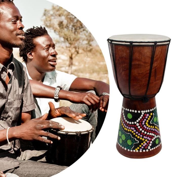 Peau De Remplacement Pour Tambour Africain (djembe, Bongos) - 50 Cm De Diamètre - En Peau De Chèvre Résistante