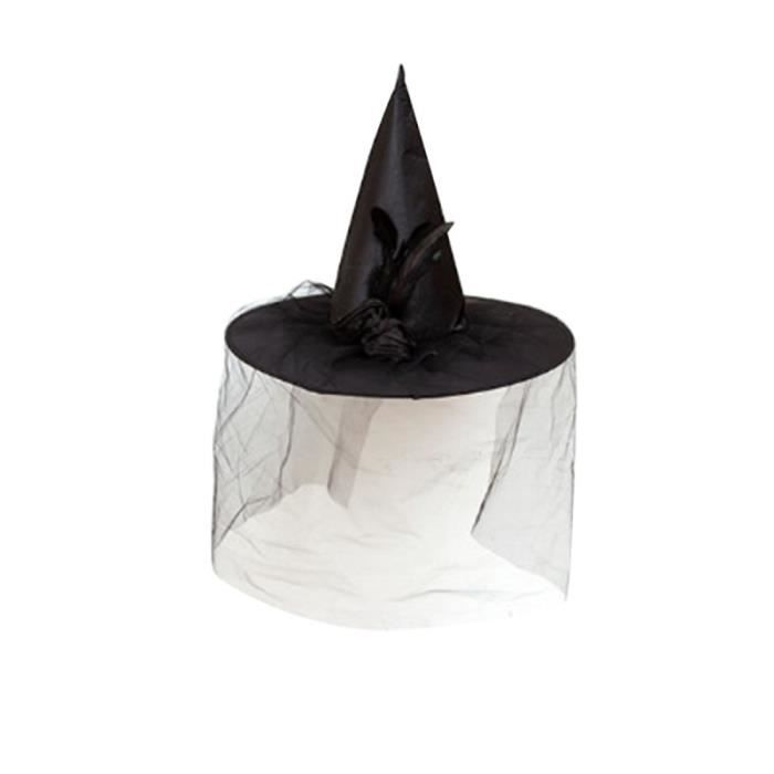 Lot de 2 chapeaux de sorcière pour décoration d'Halloween, carrés d'art abstrait à suspendre, chapeau de sorcière imperméable pour intérieur, cosplay, extérieur, jardin, cour, arbre, fête de Noël